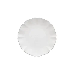 Rosa Side Plate, White, Set of 4^Be Home Shop