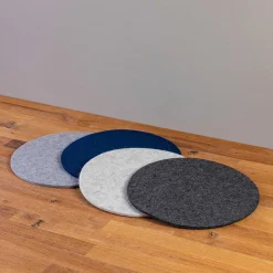 Round Felt Trivet, Granite