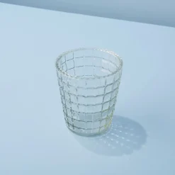 Ruffle Glass Lattice Tumbler, Set of 4^Be Home Store