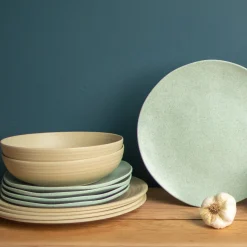 Sancha Organic Dinner Plate, Birch, Set of 4^Be Home Best Sale