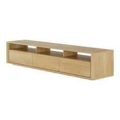Shadow Solid Oak Media Console, 83