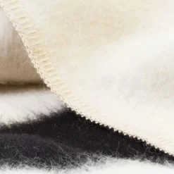 Siempre Blanket, Ivory with Black Stripe^Be Home Best