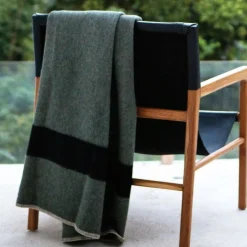 Siempre Blanket, Surplus with Black Stripe^Be Home New
