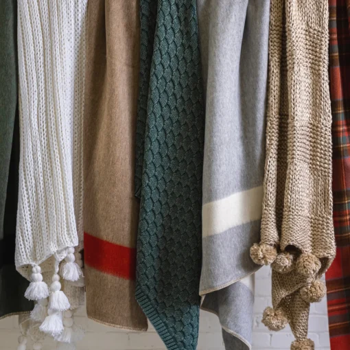 Siempre Blanket, Surplus with Black Stripe^Be Home New