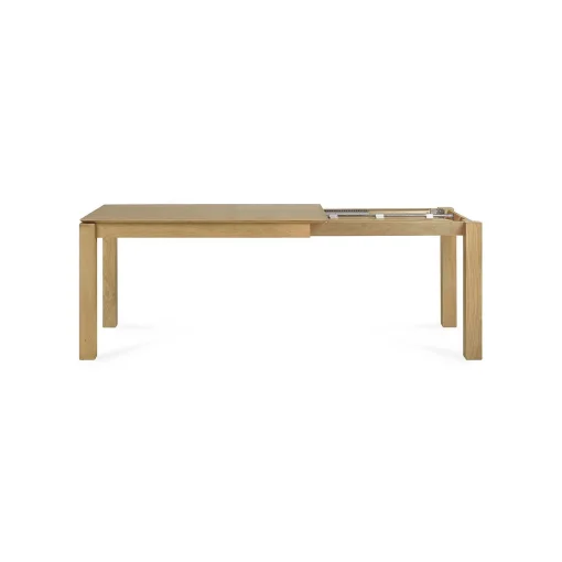 Slice Extendable Dining Table, Oak, 55.5"/ 87"
