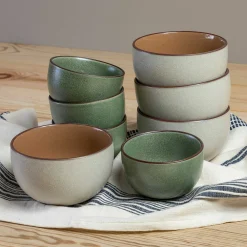 Snack Bowl, Green, Small, Set of 4