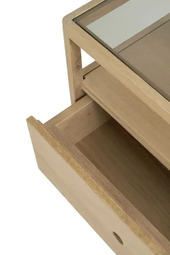 Spindle Solid Oak Bedside Table