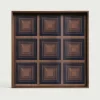 Square Ink Squares Glass Tray, Large