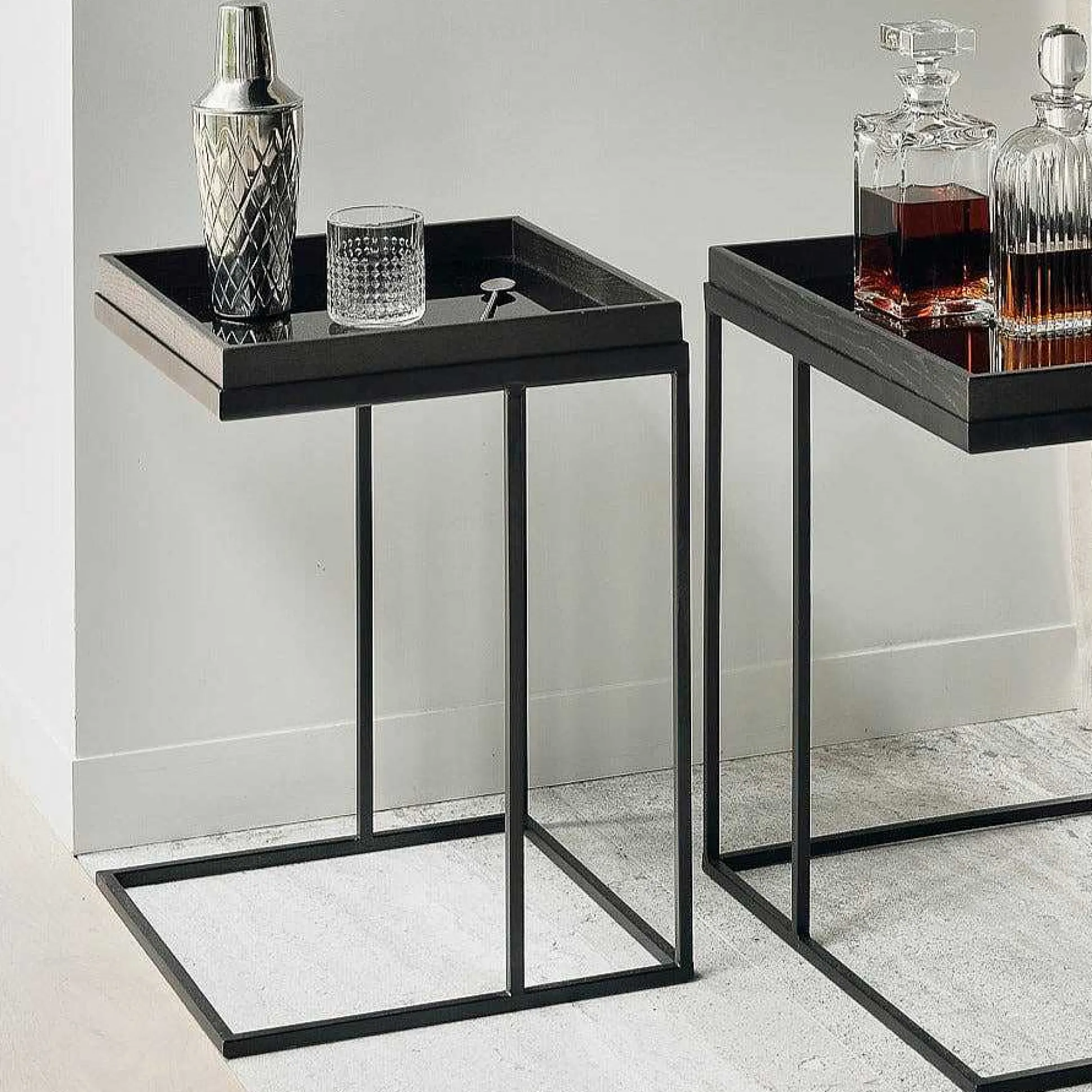 Square Tray Side Table, Small (Tray Not Included)