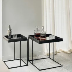 Square Tray Side Table, Small (Tray Not Included)