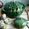 Staub Artichoke Cocotte, 3.2 qt, Basil