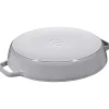 Staub Double Handle Fry Pan, 13", Graphite Grey