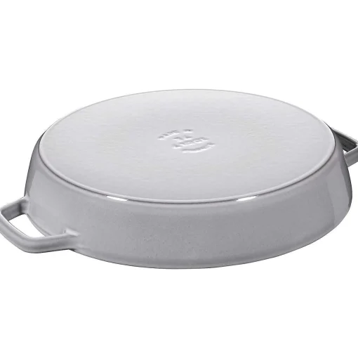 Staub Double Handle Fry Pan, 13", Graphite Grey