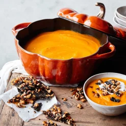 Staub Pumpkin Cocotte, 3.5qt, Burnt Orange