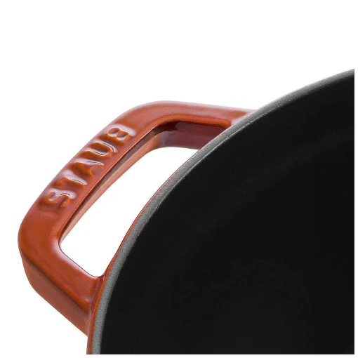 Staub Round Cocotte, 5.5qt, Burnt Orange