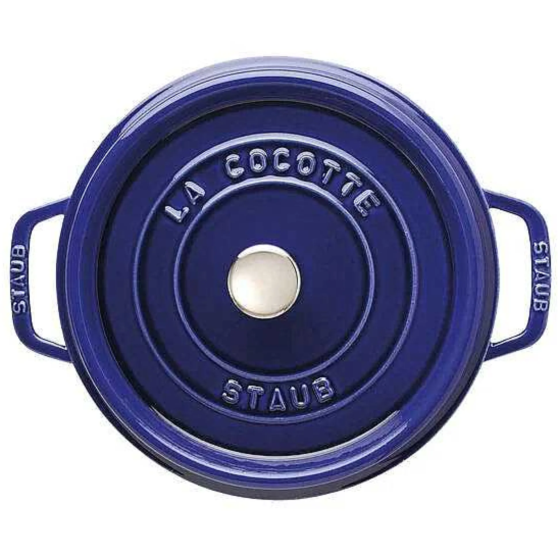 Staub Round Cocotte, 7qt, Dark Blue