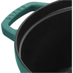 Staub Round Cocotte, 7qt, Turquoise