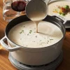 Staub Round Cocotte, 7qt, White Truffle