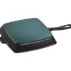 Staub Square Grill Pan, 10", Black