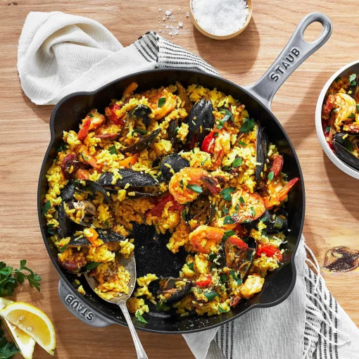 Staub Traditional Deep Skillet, 11'', Graphite Grey