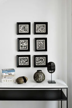 Stone Console, White Carrara Marble