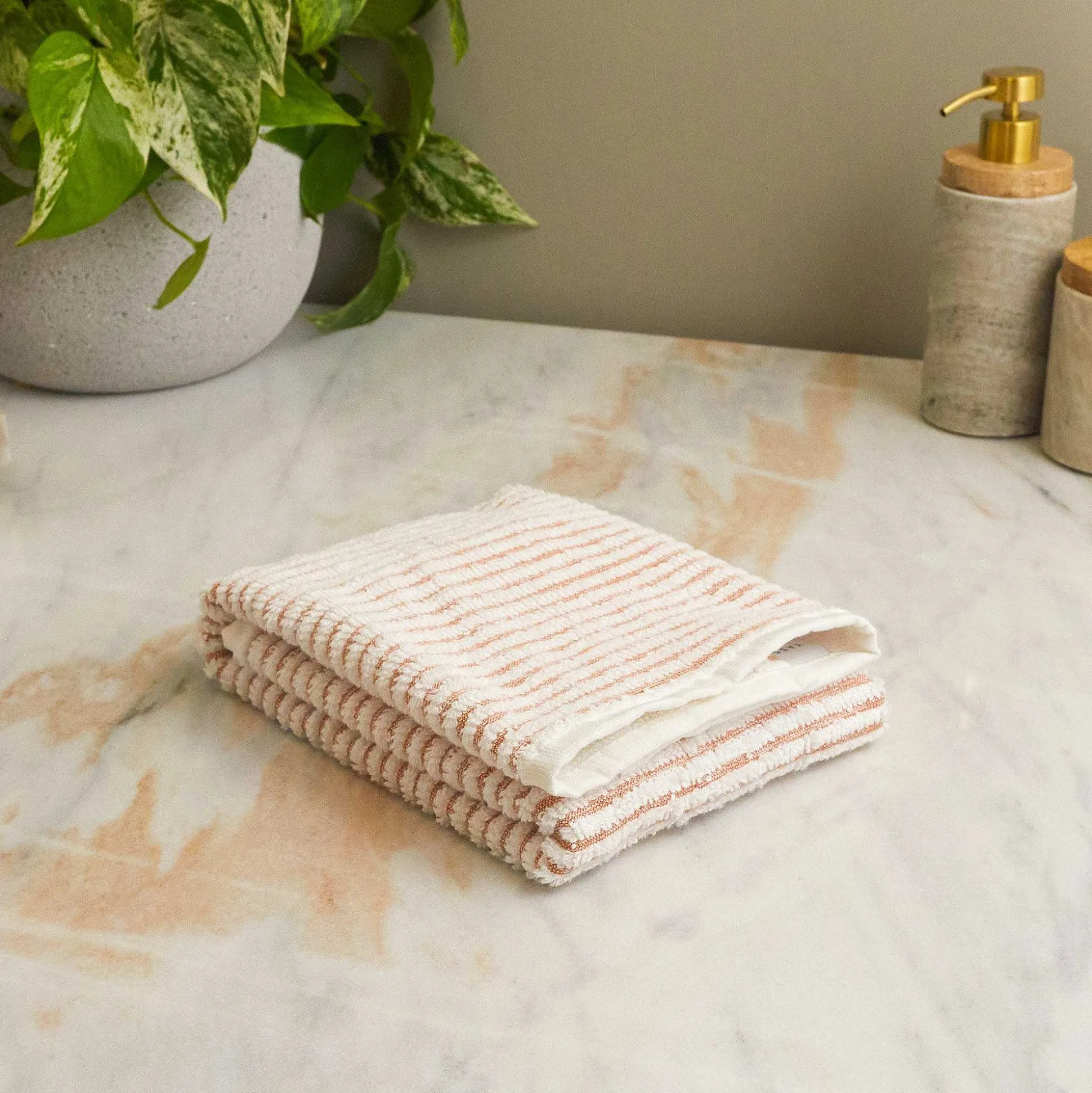 Sullivan Hand Towel, Burnt Sienna