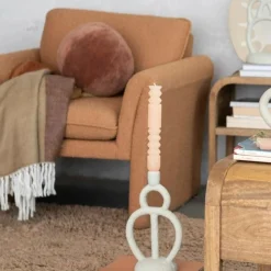 Tall Scuptural Taper Holder^Be Home Sale