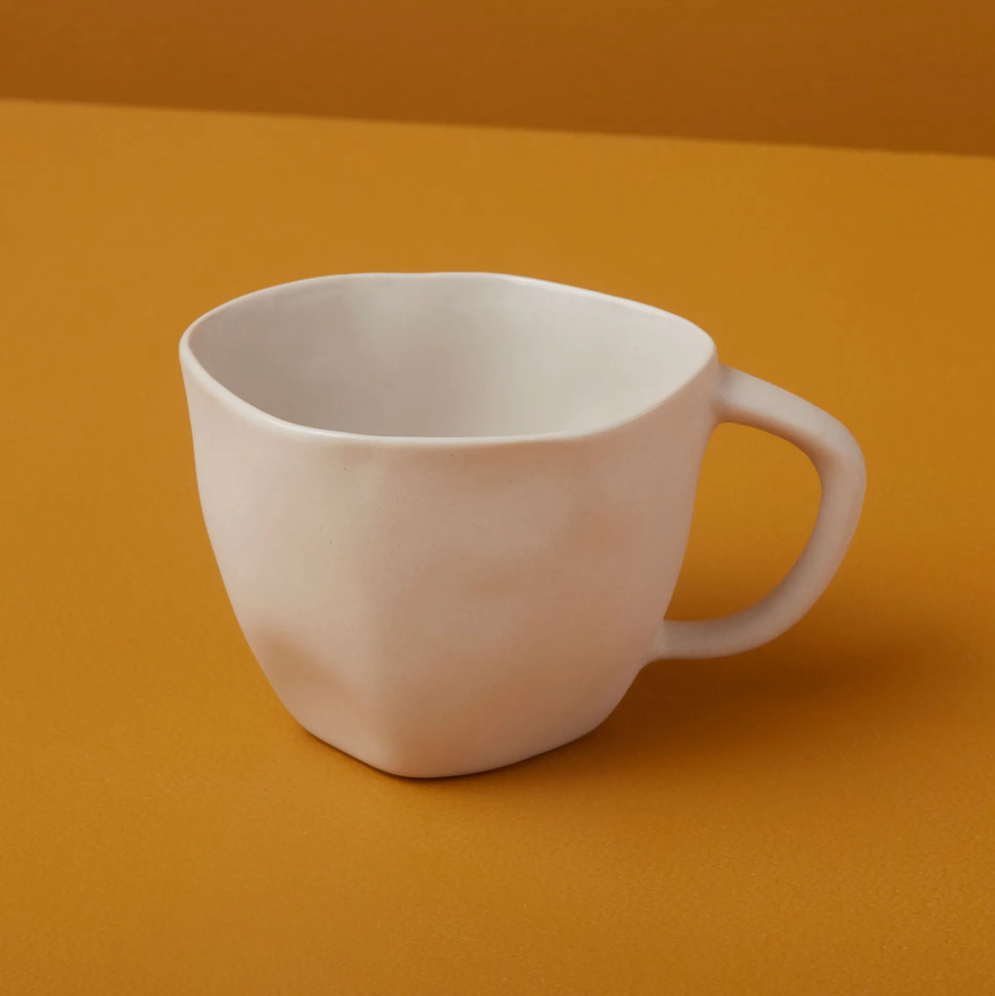 Tam Stoneware Cappuccino Cup, Pearl, Set of 4^Be Home Best Sale