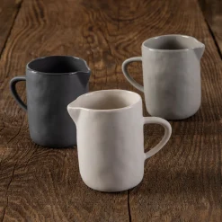 Tam Stoneware Creamer, Pearl^Be Home Online