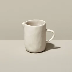 Tam Stoneware Creamer, Pearl^Be Home Online