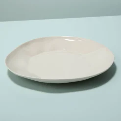 Tam Stoneware Dinner Plate Pearl, Set of 4^Be Home Hot