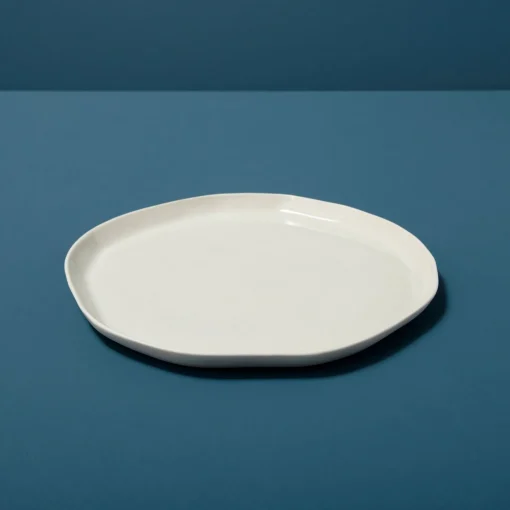 Tam Stoneware Flat Side Plate, Pearl, Set of 4^Be Home Flash Sale