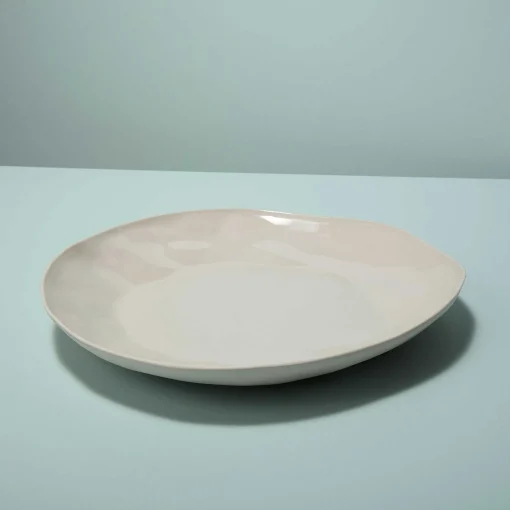 Tam Stoneware Platter, Pearl