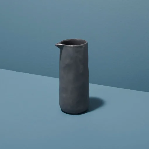 Tam Stoneware Pouring Carafe, Slate^Be Home Best Sale