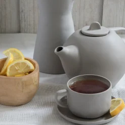 Tam Stoneware Teapot, Sterling^Be Home Cheap