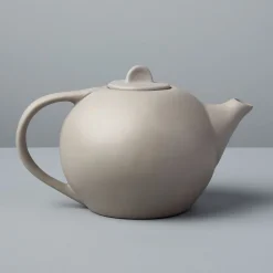 Tam Stoneware Teapot, Sterling^Be Home Cheap