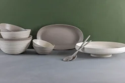 Tierra Serving Bowl, Medium, White^Be Home Sale