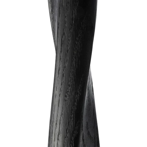 Torsion Black Dining Table, 28"