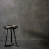 Tripod Side Table, Black Oak