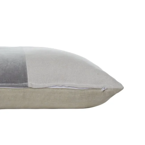 Velvet & Linen Square Pillow, Moonstone^Be Home Flash Sale