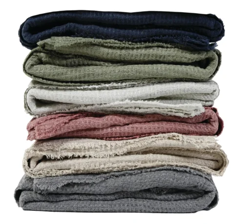 Venice Oversized Waffle Throw, Midnight^Be Home Flash Sale