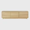 Wave Solid Oak Media Console