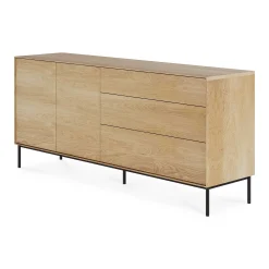 Whitebird Oak Sideboard, 2 Doors, 3 Drawers