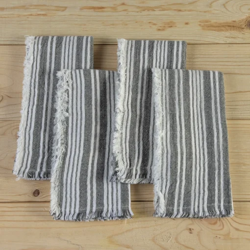 Yountville Napkins, Charcoal, Set of 4^Be Home Cheap