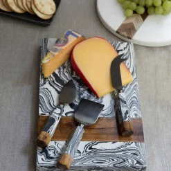 Zebra Marble & Wood Board