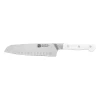 Zwilling Pro Le Blanc, 7" Slim Hollow Edge Santoku Knife